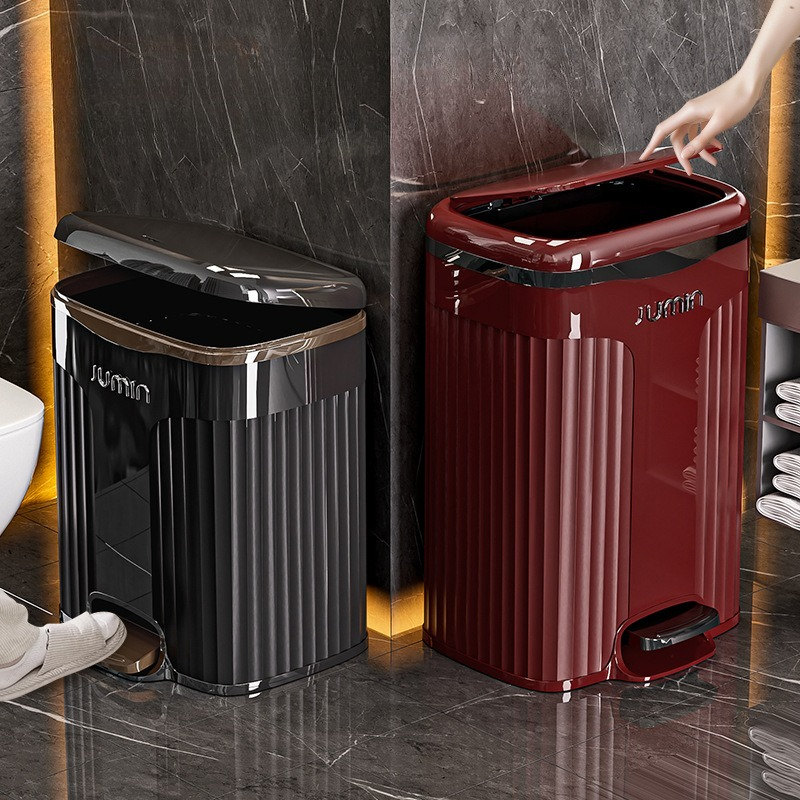 Kitchen Gadgets Luxury - 10/15L Foot Pedal Trash Can Waterproof