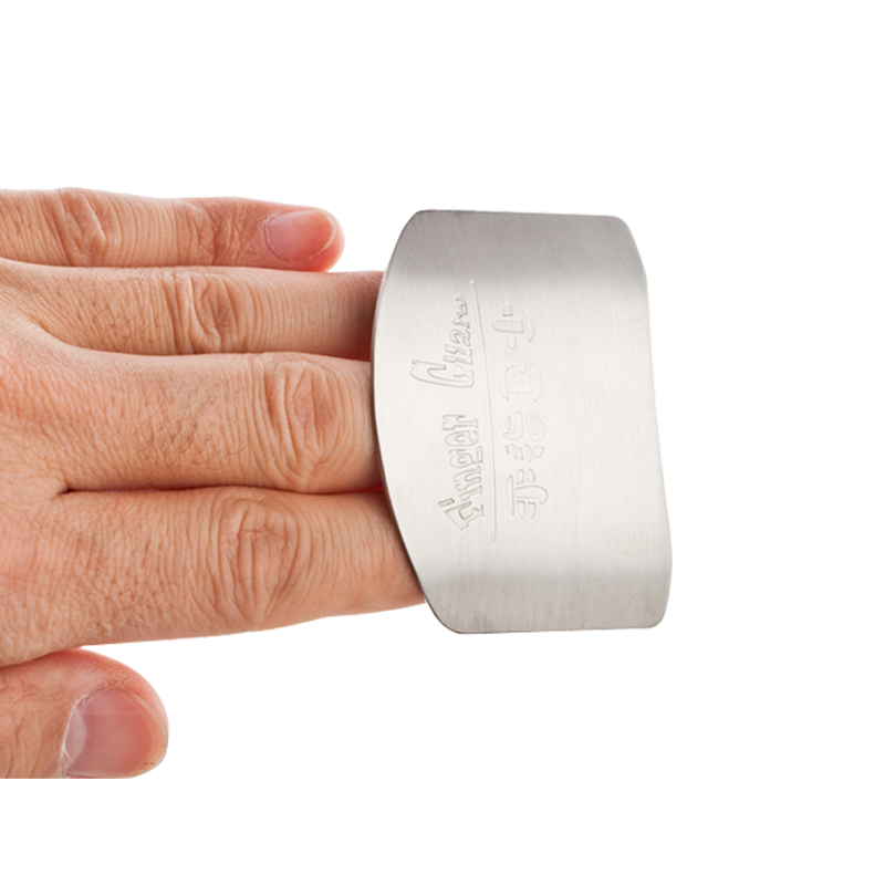 Kitchen Hand Gadgets - Finger Guard Stainless Steel Cut Vegetables