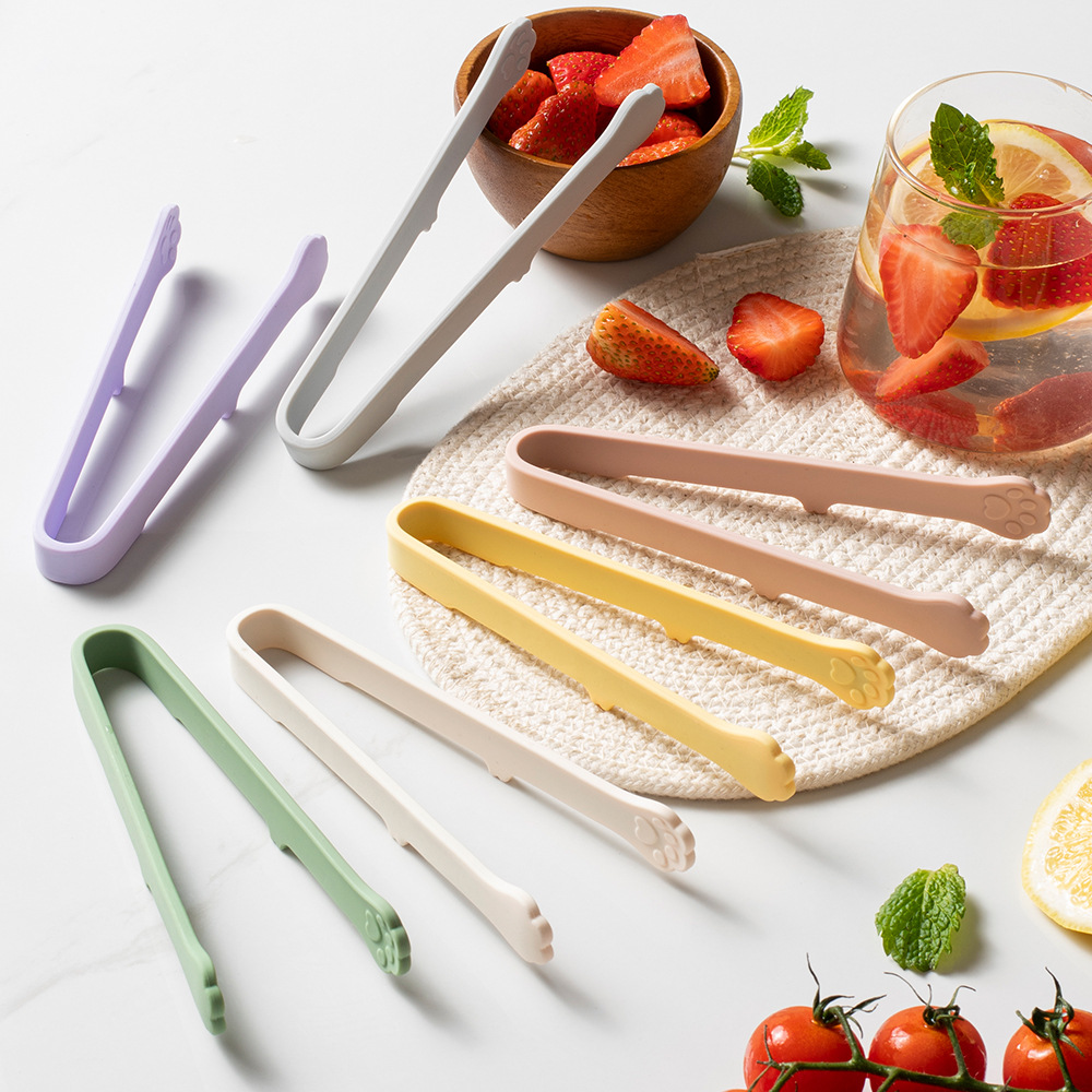 Kitchen Gadgets Ninja - Cute Cat Paw Silicone Food Tongs