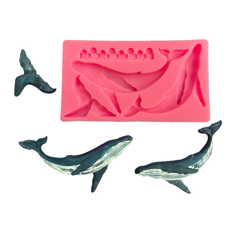 Kitchen Handy Gadgets - DIY Whale Silicone Mold Ocean Series