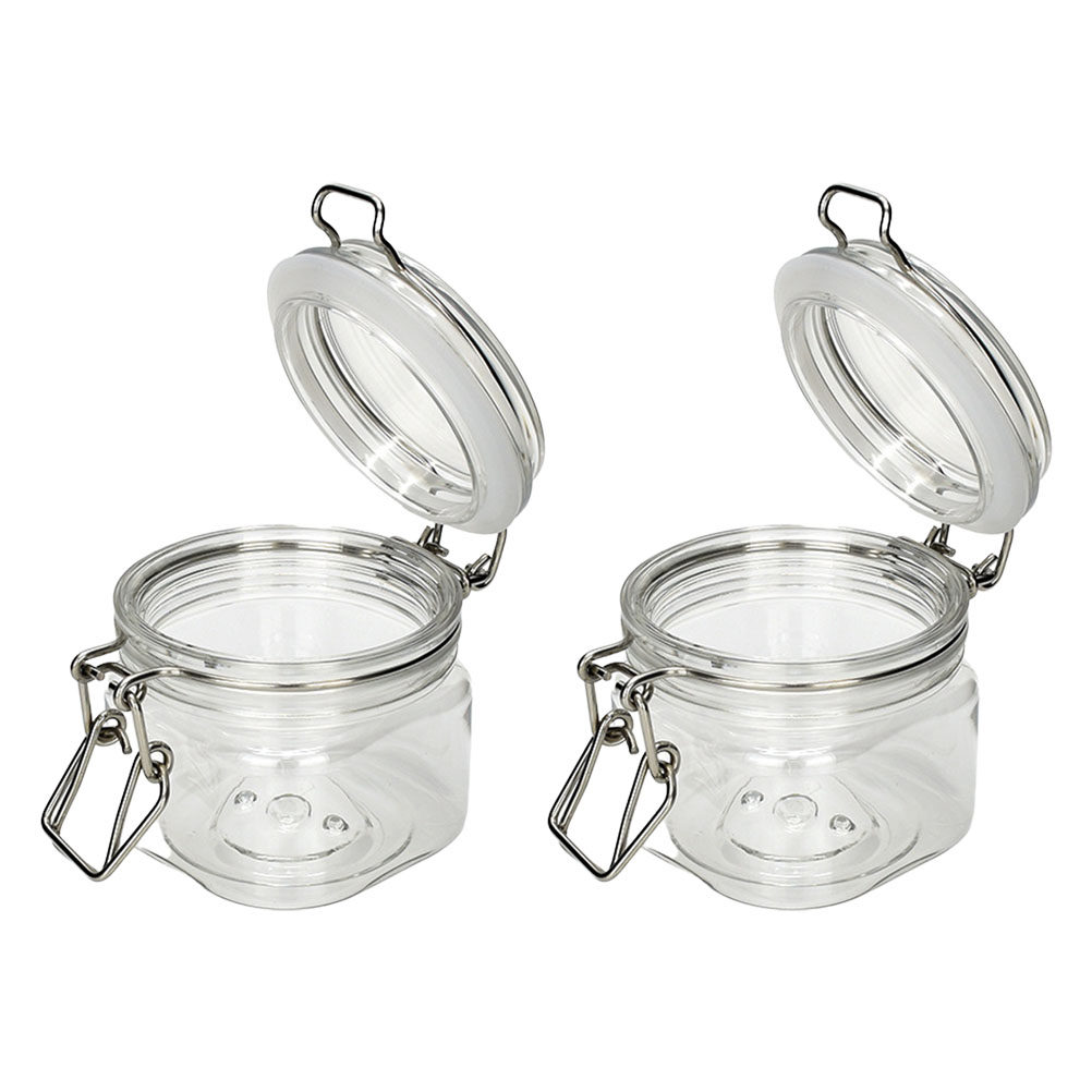 Food Storage Containers - 2Pcs Sealed Storage Jars Transparent Honey