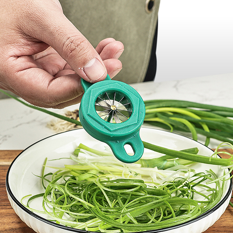 1PC Green Onion Slicer Cut Gre - огляд і ціна Kitchen Gadgets Drawing