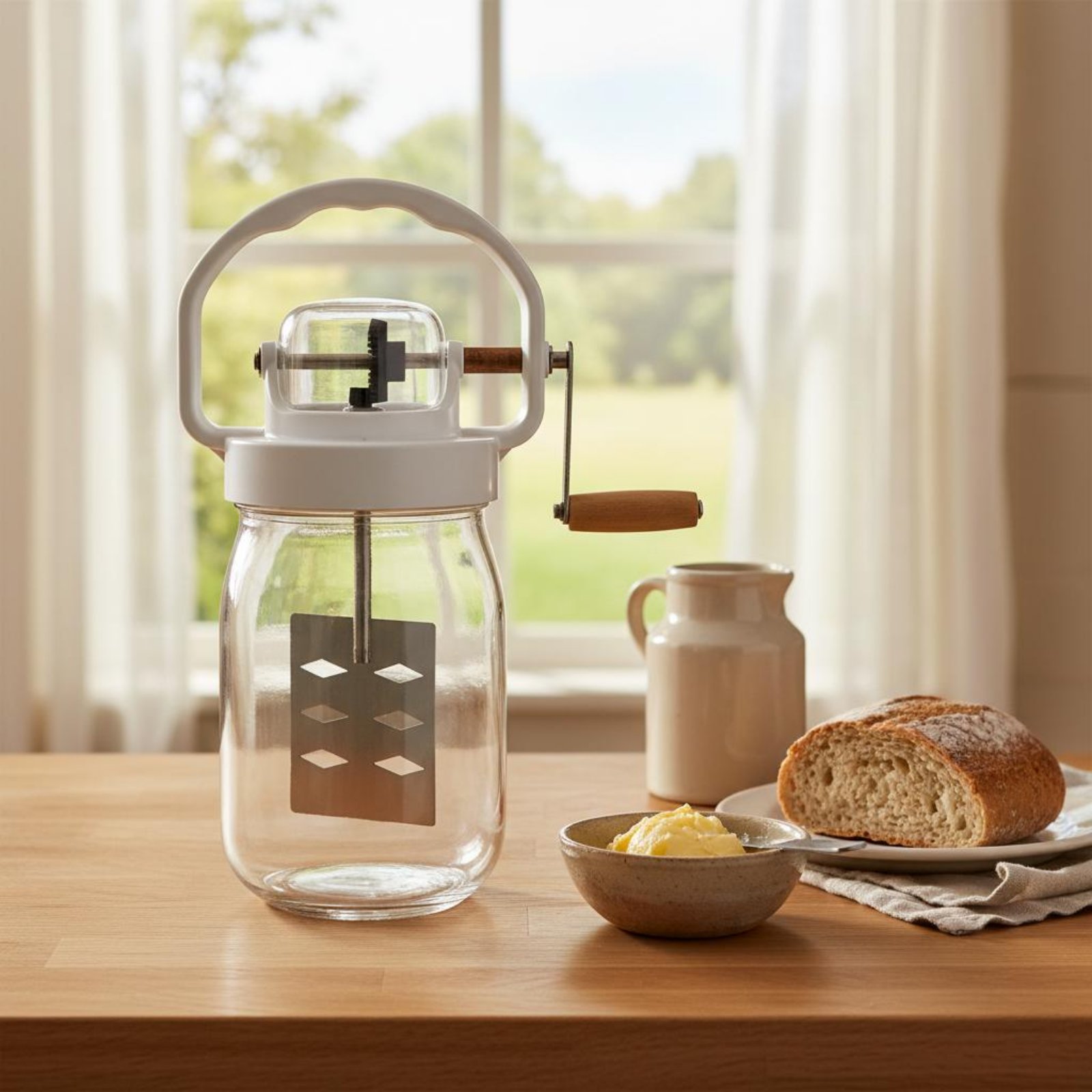 Manual Butter Churner Easy to  - огляд і ціна Kitchen Hand Gadgets