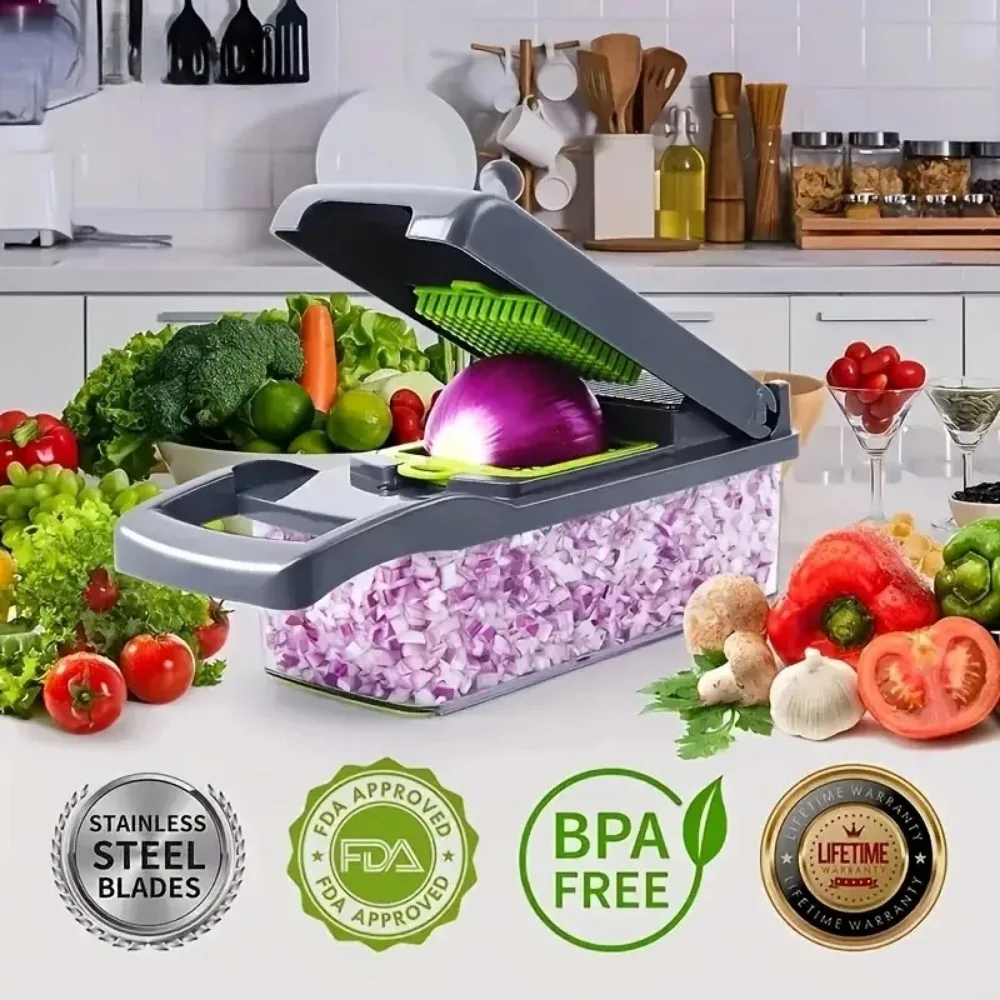 Multifunctional Vegetable Chop - огляд і ціна Kitchen Gadgets Luxury