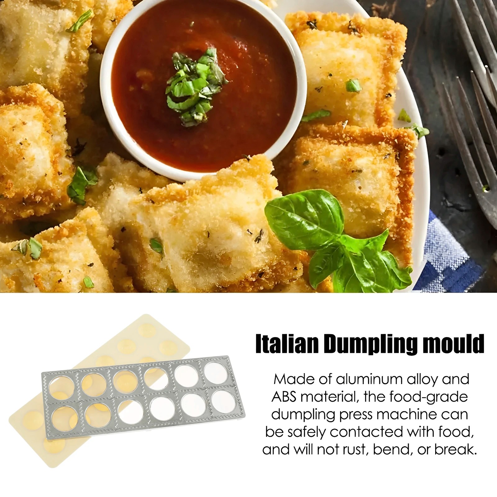 Dumpling Mold 12 Holes Ravioli - огляд і ціна Kitchen Gadgets Ninja
