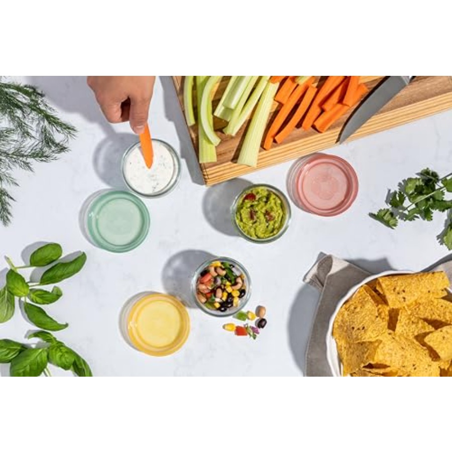 Color Lock Glass Meal Prep Set - огляд і ціна Food Storage Containers