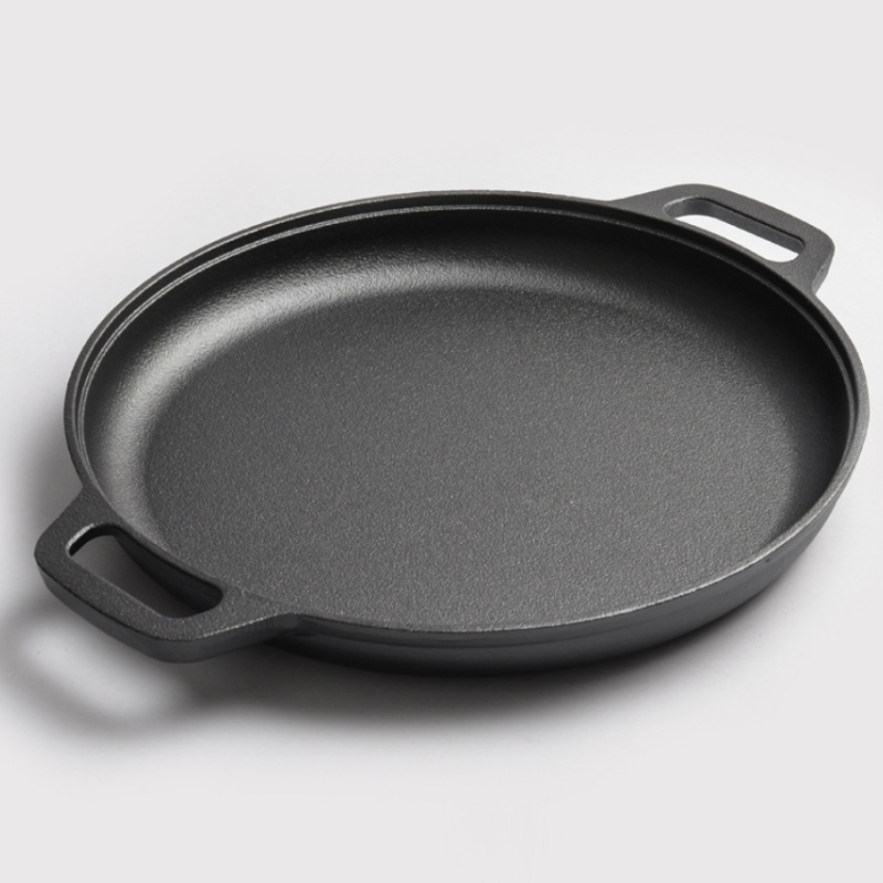 JUSTINLAU Double-Ear Frying Pa - огляд і ціна Cast Iron Skillet