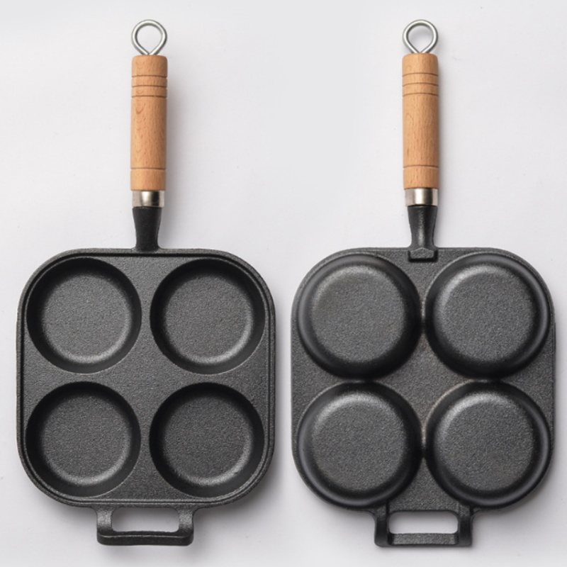 JUSTINLAU 2/4-Hole Cast Iron O - огляд і ціна Cast Iron Skillet