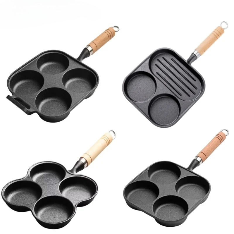 JUSTINLAU 2/4-Hole Cast Iron O - огляд і ціна Cast Iron Skillet