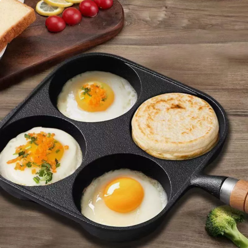 JUSTINLAU 2/4-Hole Cast Iron O - огляд і ціна Cast Iron Skillet