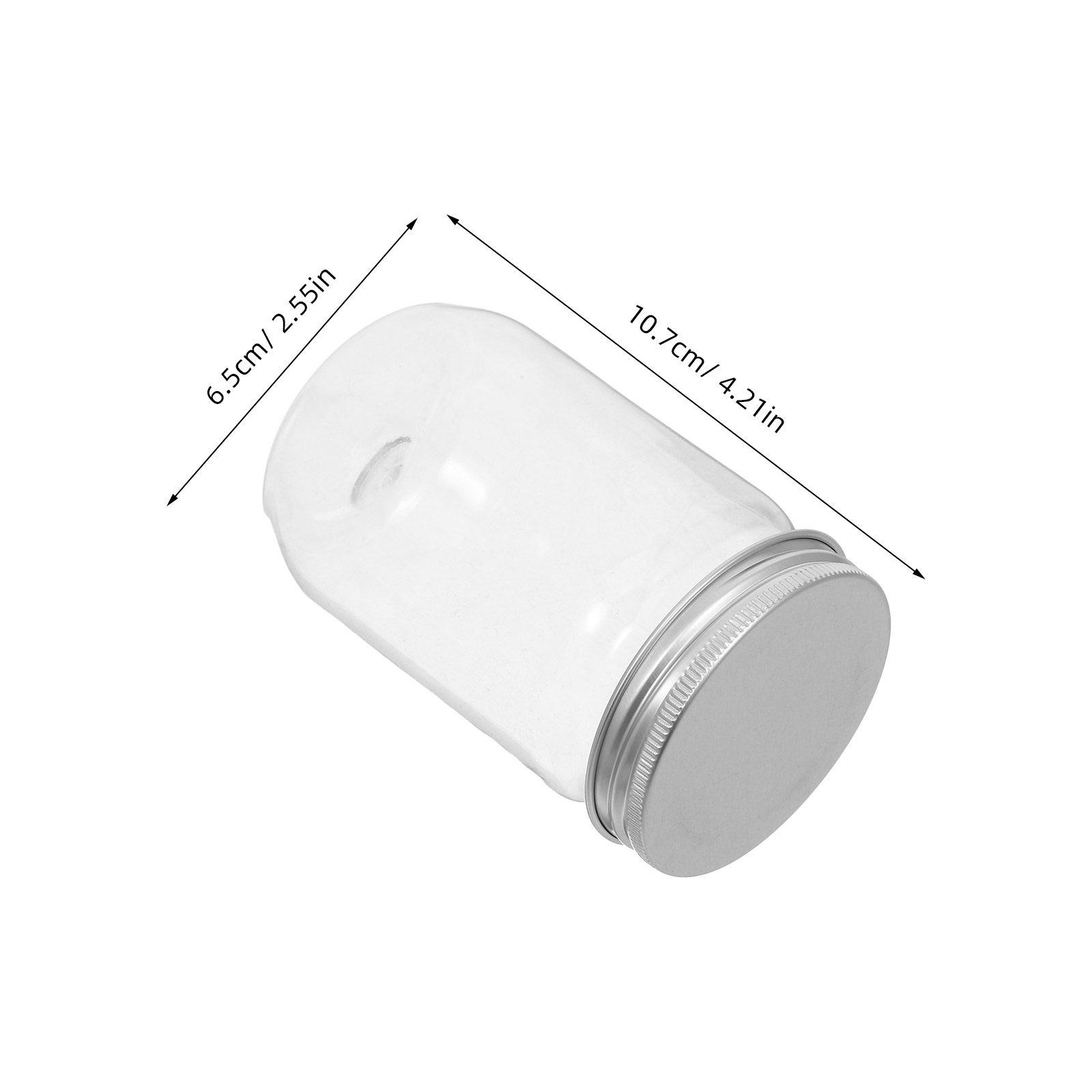 6Pcs Clear Plastic Mason Jars  - огляд і ціна Food Storage Containers