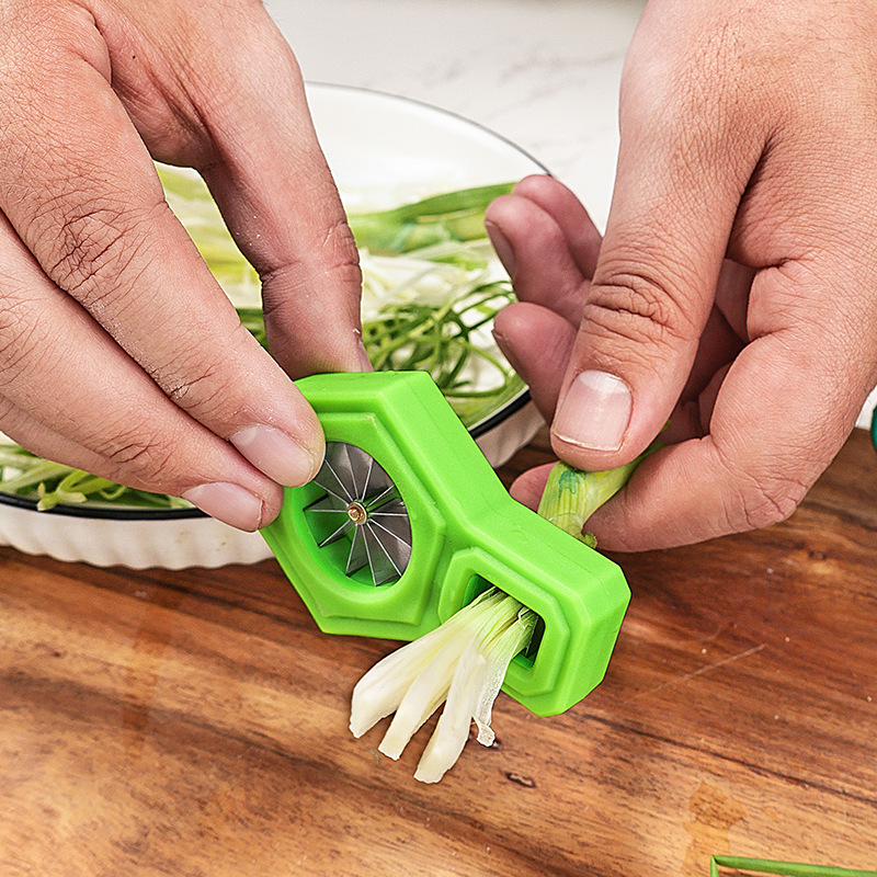 1PC Green Onion Slicer Cut Gre - огляд і ціна Kitchen Gadgets Drawing