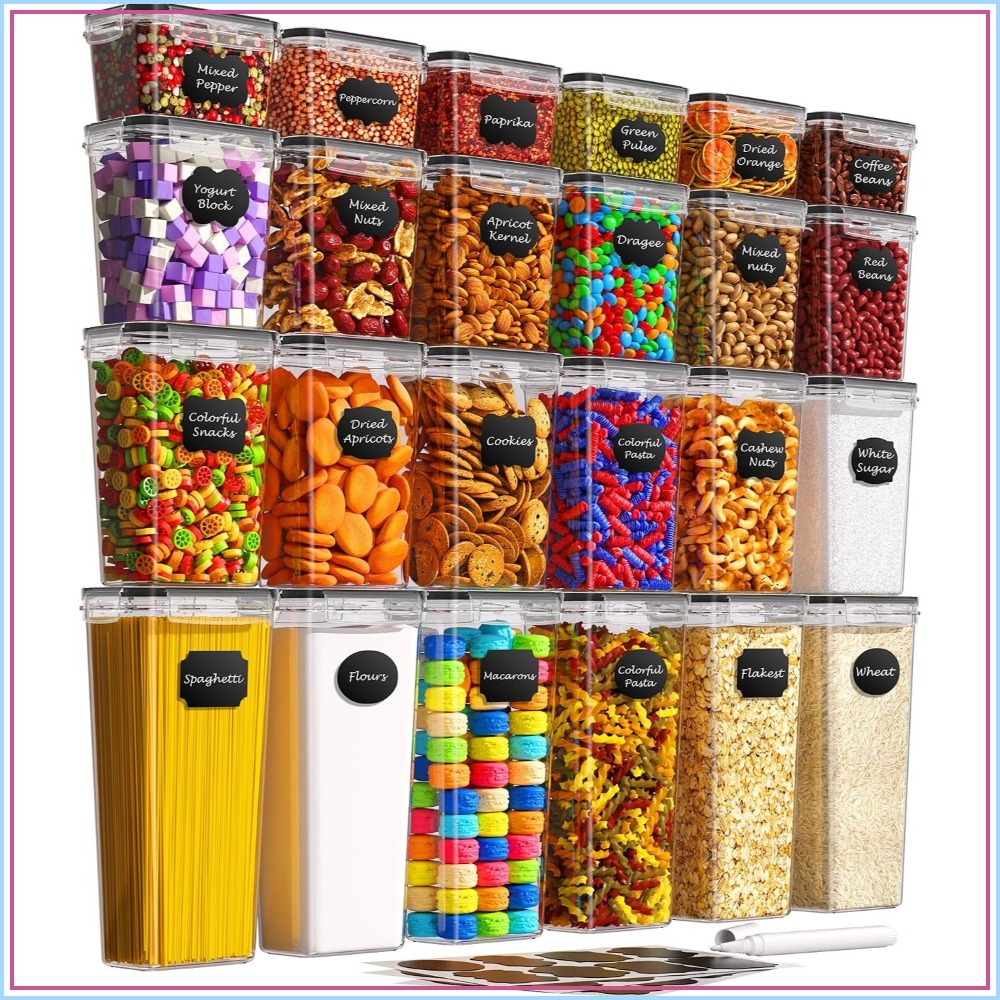 24 PCS Airtight Food Storage C - огляд і ціна Food Storage Containers