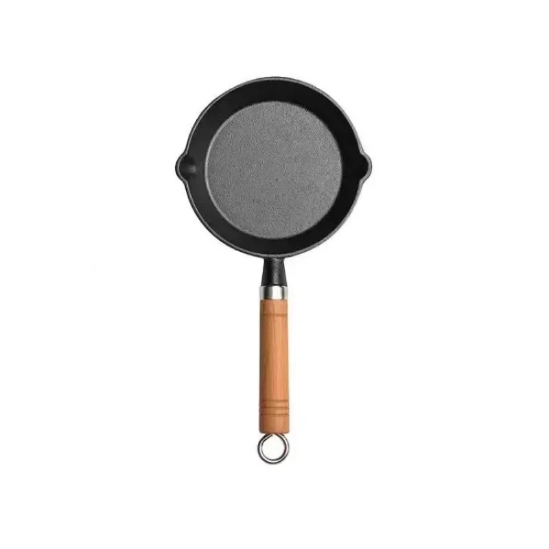 20cm Cast Iron Skillet Wooden  - огляд і ціна Cast Iron Skillet