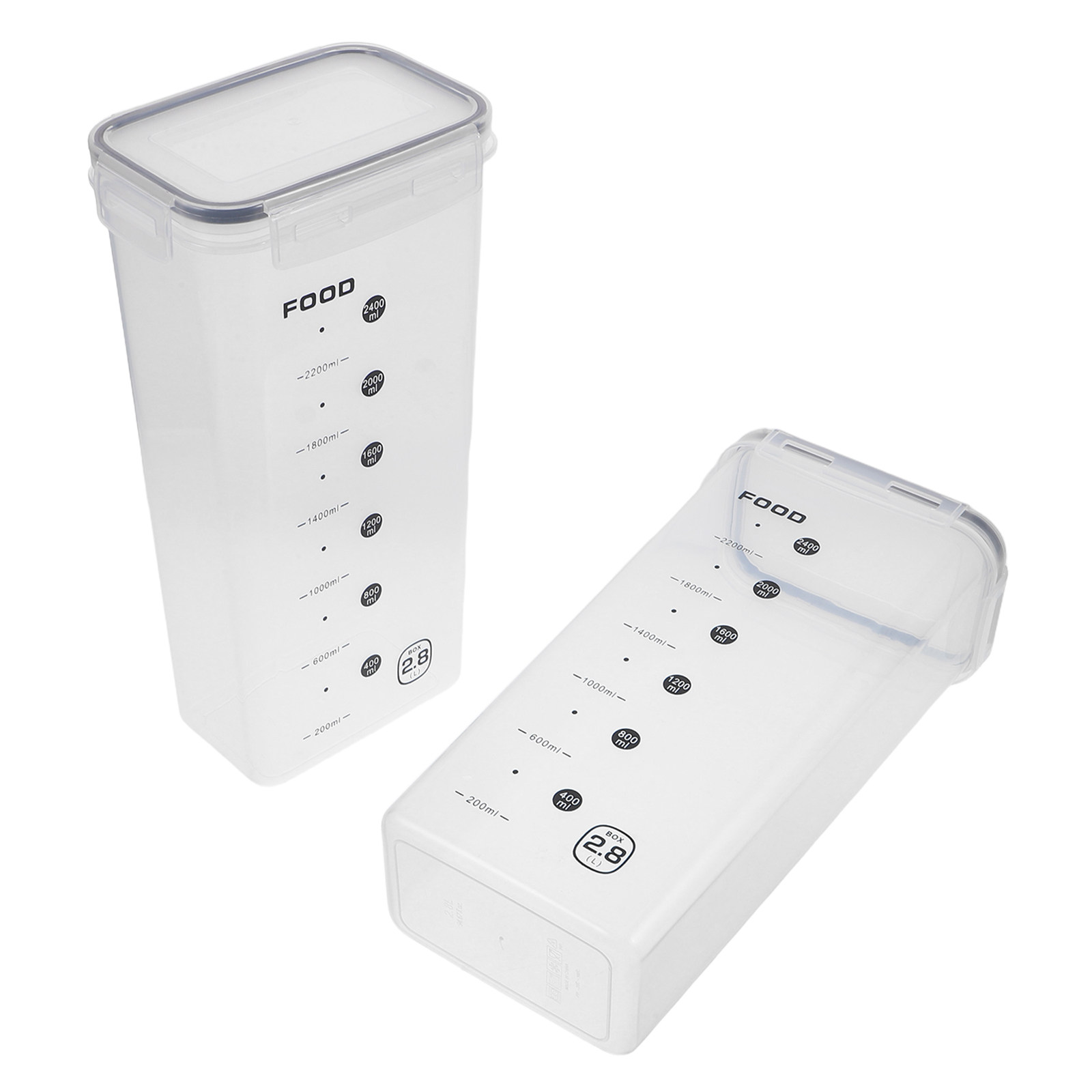 2Pcs Food Grade Transparent St - огляд і ціна Food Storage Containers
